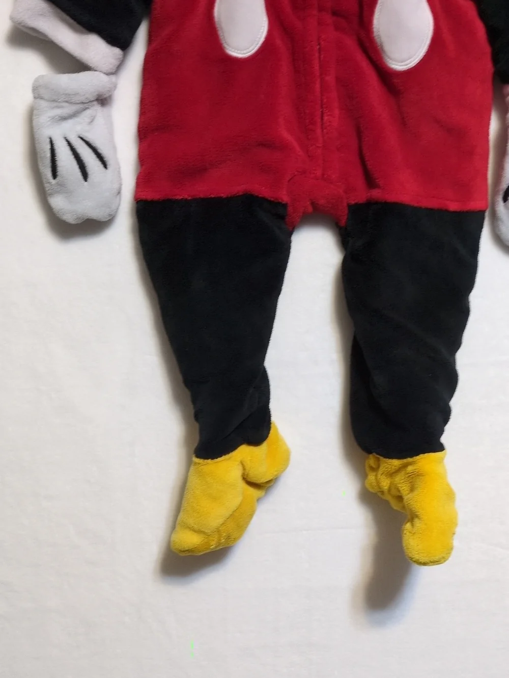 Disney Baby Mickey Mouse Plush Fleece Costume One Piece 18-24M Infant Dress Up